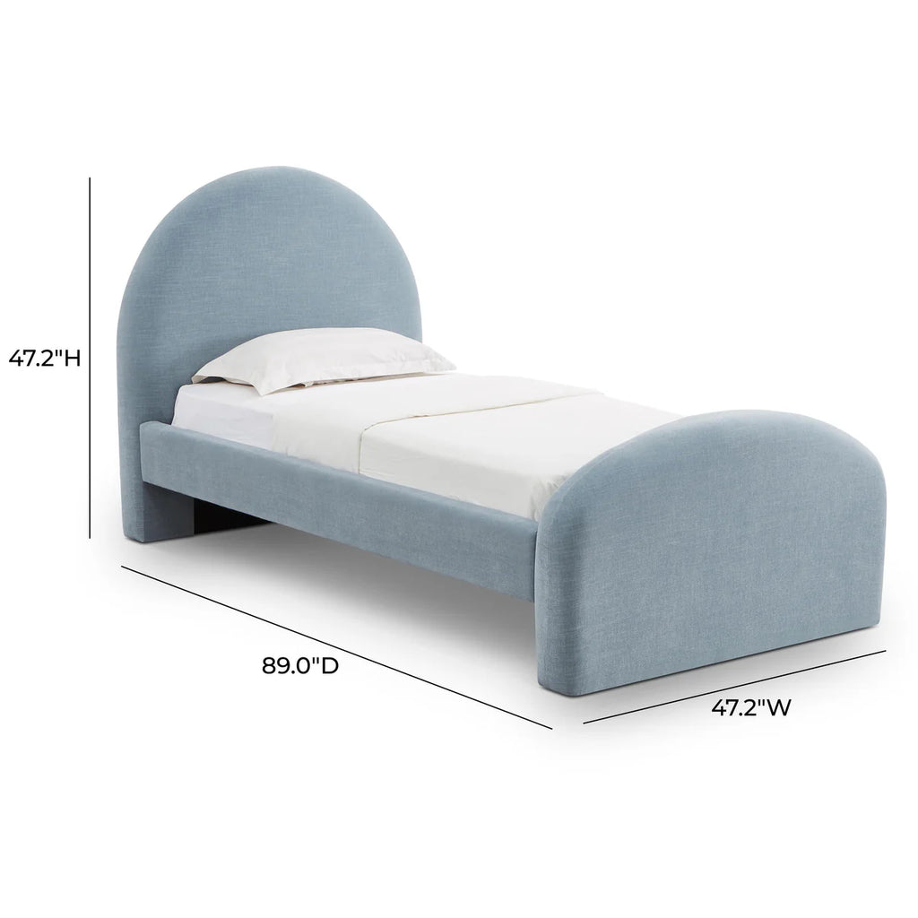 Moon Chambray Twin Bed