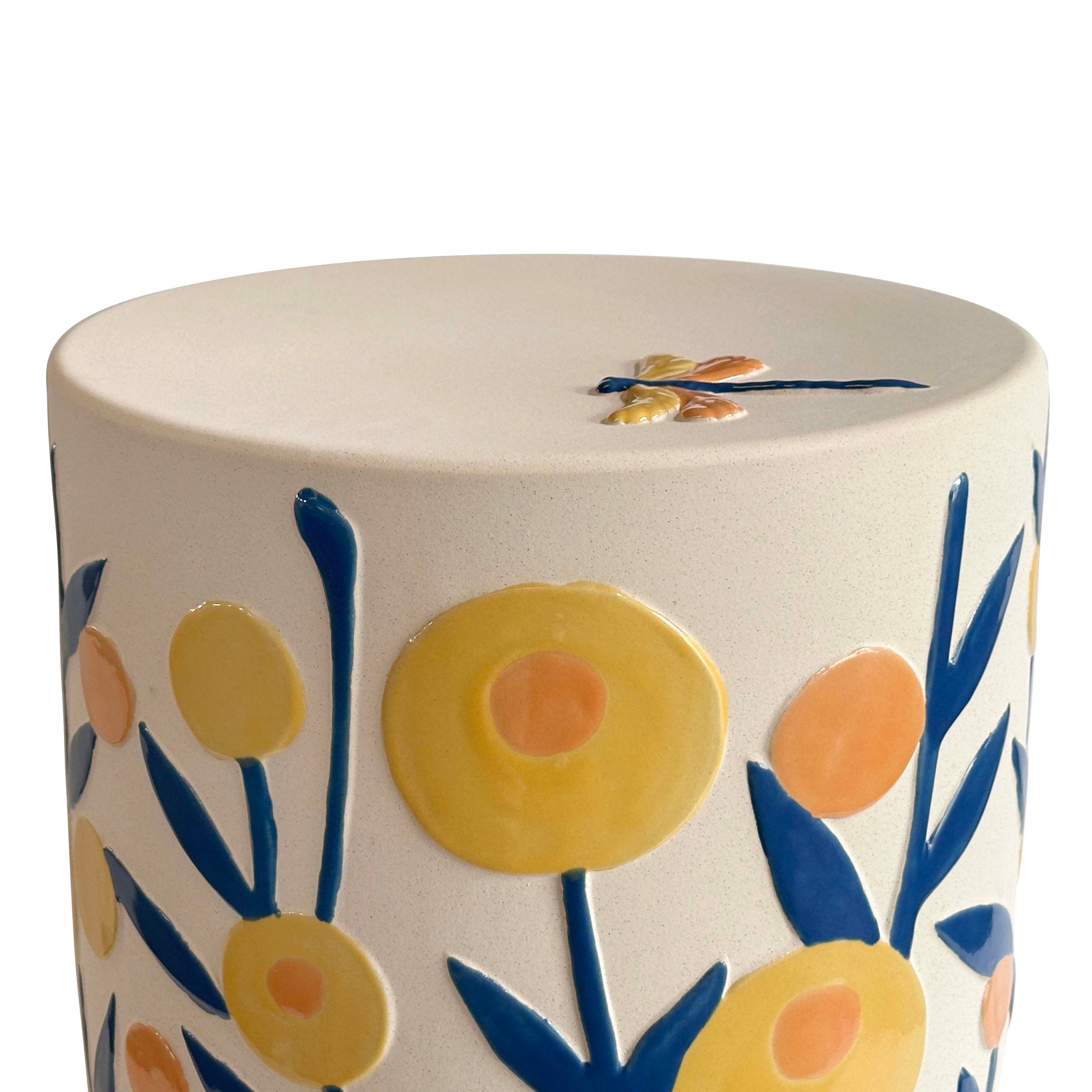Ceramic Summer Garden Indoor/Outdoor Table image 3