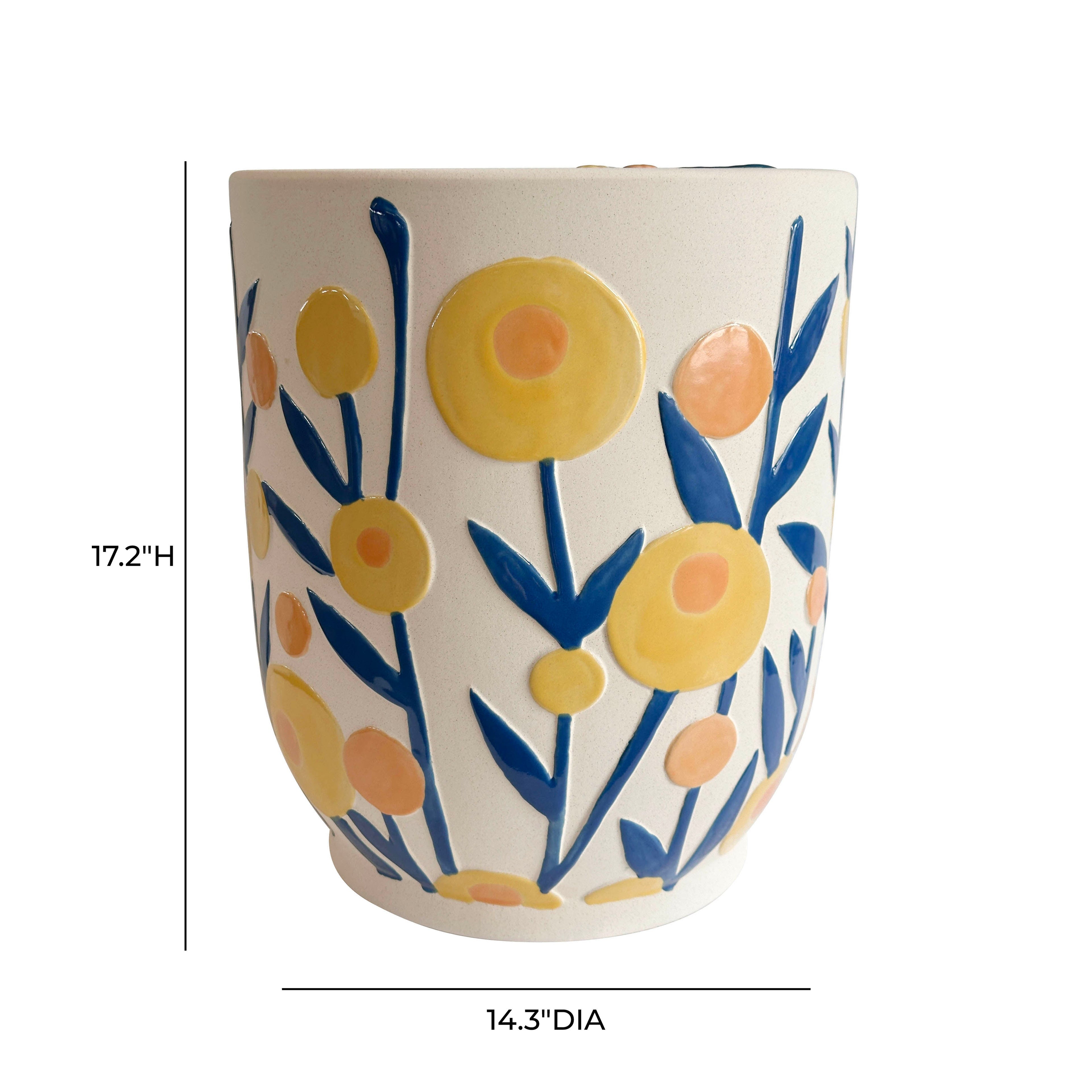Ceramic Summer Garden Indoor/Outdoor Table image 4