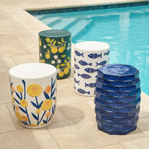 Ceramic Summer Garden Indoor/Outdoor Table image 2