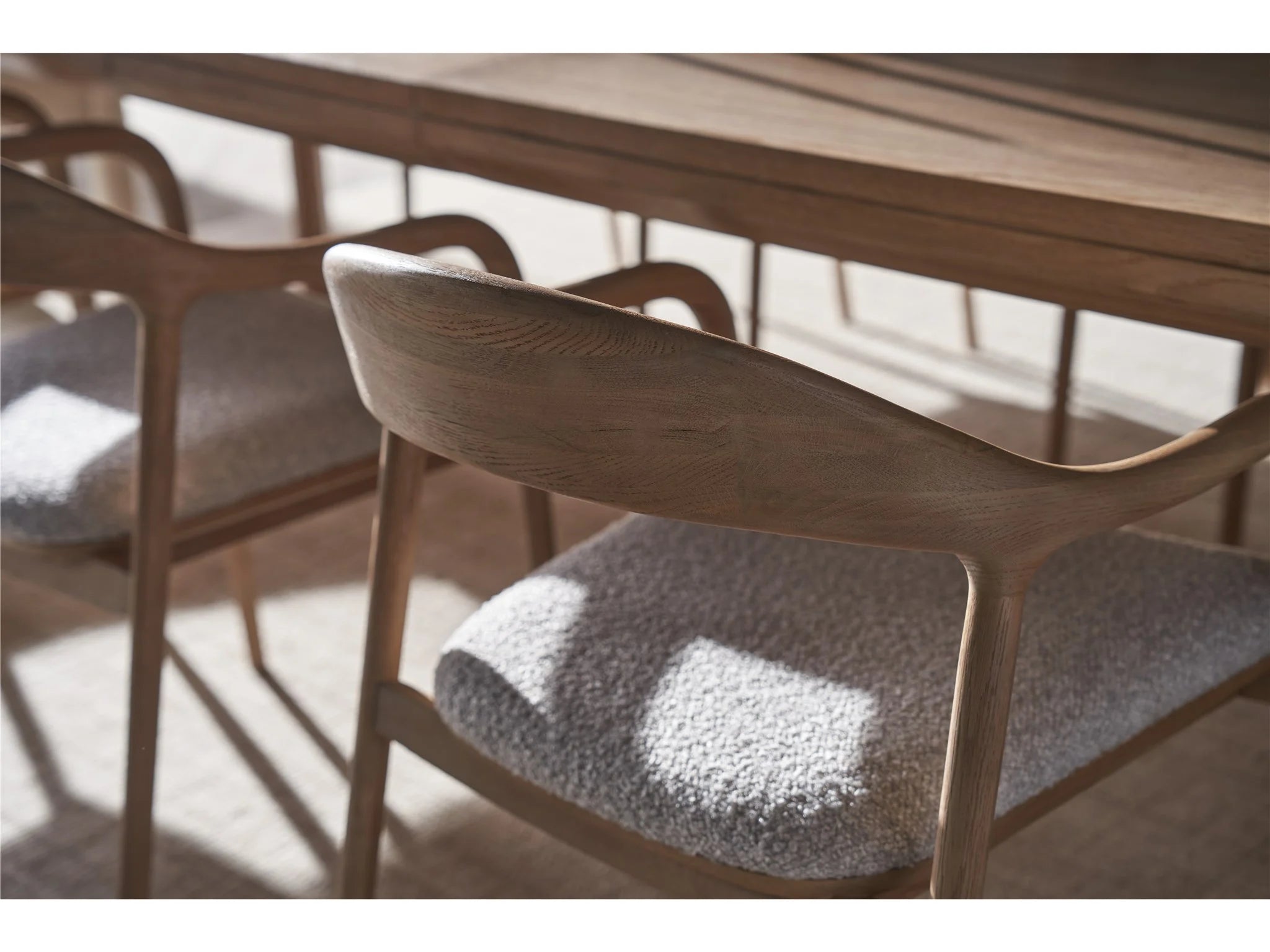 Malone Natural Oak Extension Dining Table