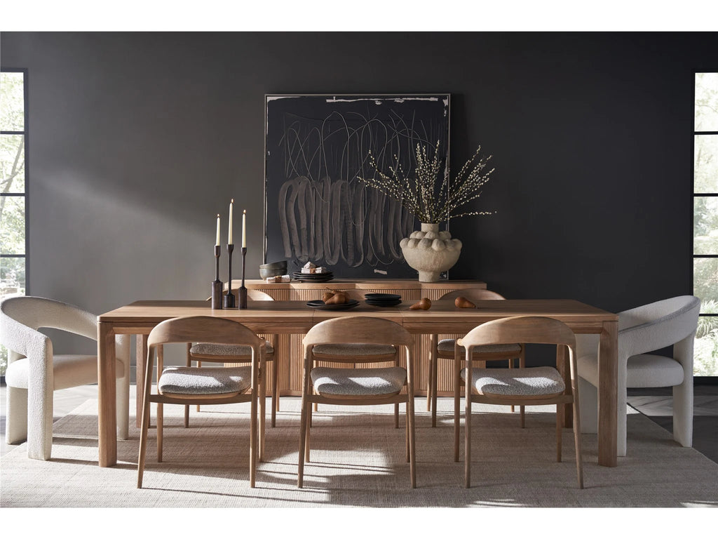 Malone Natural Oak Extension Dining Table